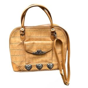 Vintage M.C. Marc Chantal Satchel w/ Shoulder Strap Bag